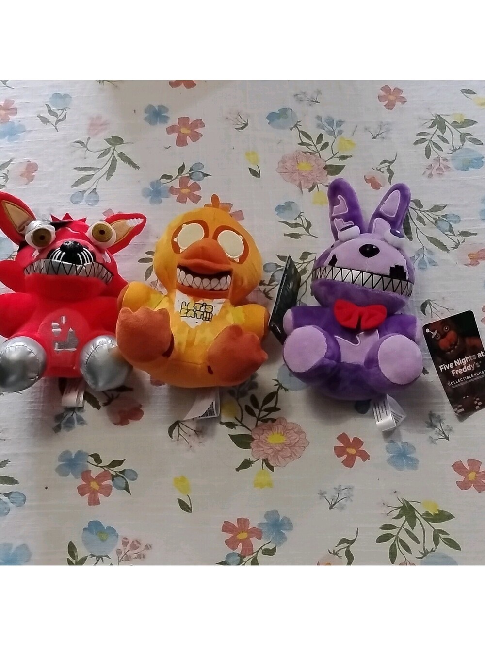 Funko Five Nights at Freddy's Plush Lot of 3 Dreadbear Foxy Bonnie Halloween